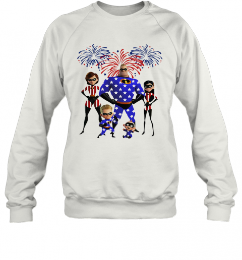 Disney Mr. Incredible Firework America 4Th Of July Independence Day T-Shirt Unisex Sweatshirt