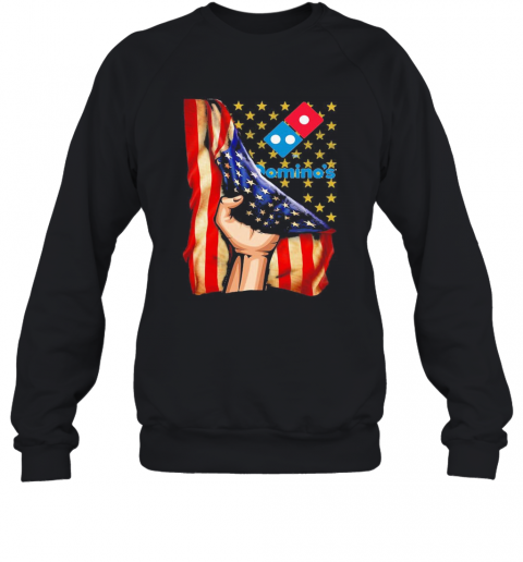 Domino'S American Flag Independence Day T-Shirt Unisex Sweatshirt