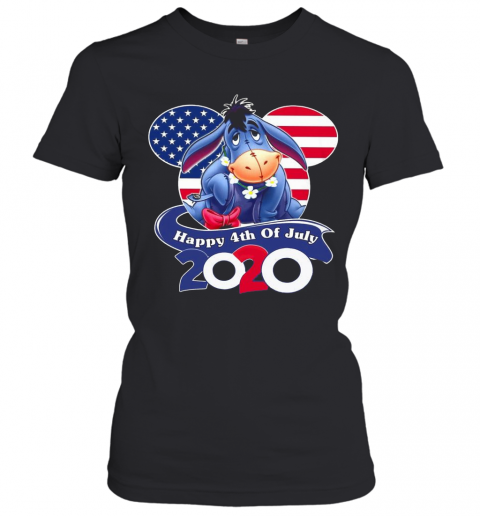 Eeyore Happy 4Th Of July 2020 American Flag T-Shirt Classic Women's T-shirt