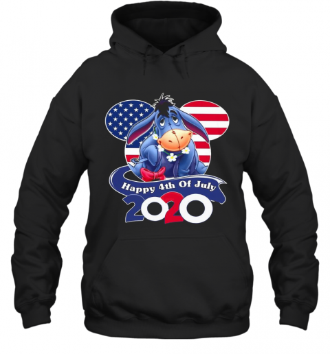 Eeyore Happy 4Th Of July 2020 American Flag T-Shirt Unisex Hoodie