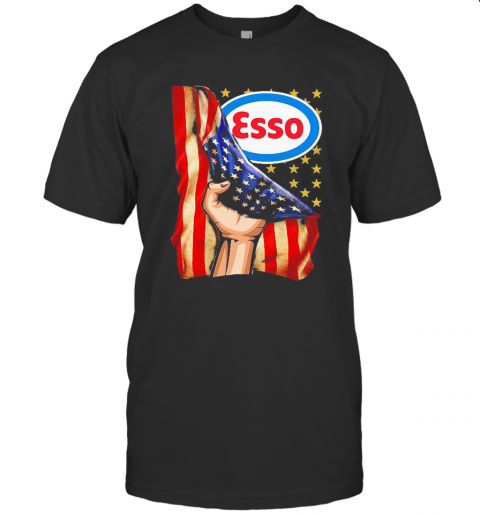 Esso American Flag Independence Day T-Shirt