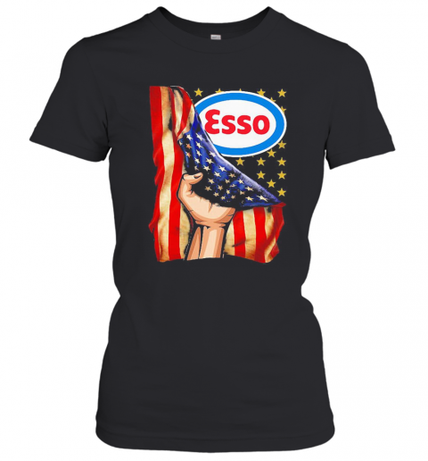 Esso American Flag Independence Day T-Shirt Classic Women's T-shirt