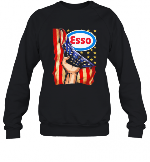 Esso American Flag Independence Day T-Shirt Unisex Sweatshirt