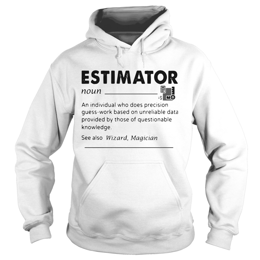 Estimator An Individual Who Does Precision Hoodie