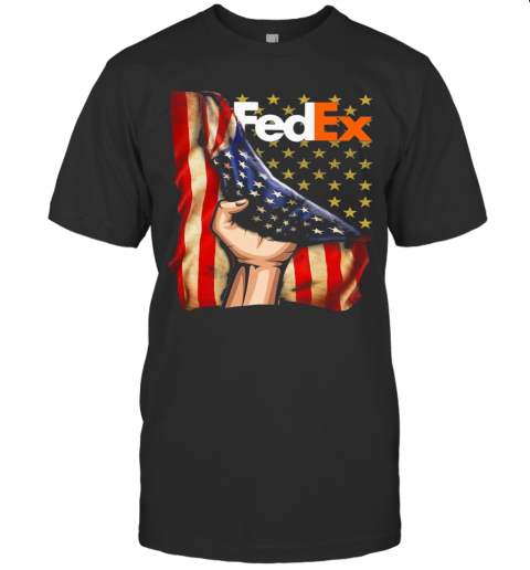 Fedex American Flag Happy Independence Day T-Shirt Classic Men's T-shirt