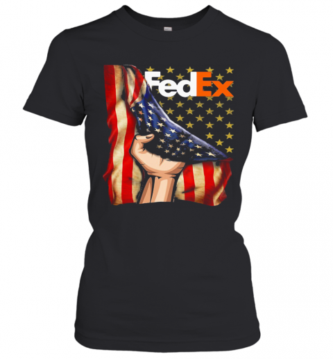 Fedex American Flag Happy Independence Day T-Shirt Classic Women's T-shirt
