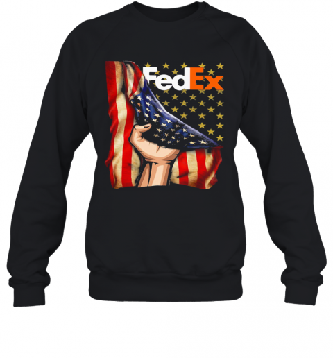 Fedex American Flag Happy Independence Day T-Shirt Unisex Sweatshirt