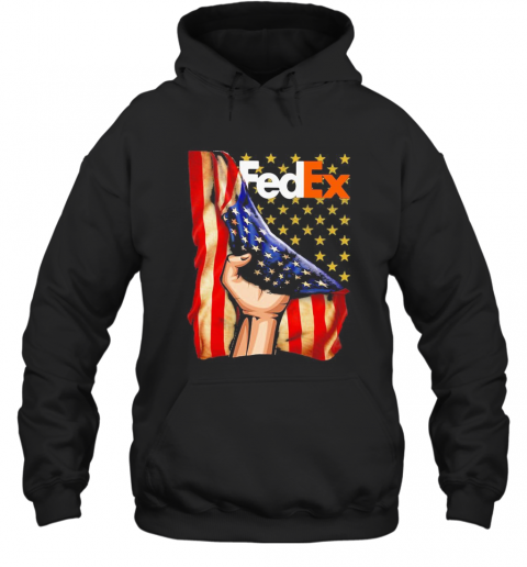 Fedex American Flag Independence Day T-Shirt Unisex Hoodie