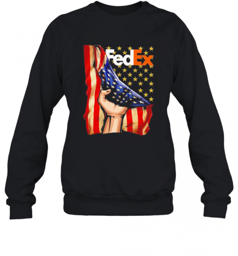 Fedex American Flag Independence Day T-Shirt Unisex Sweatshirt