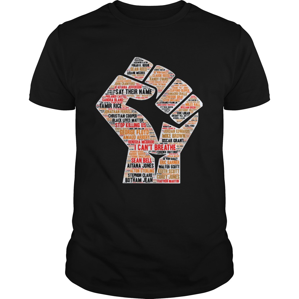 Fist juneteenth freedom day i cant breathe shirt