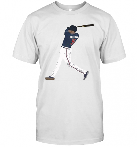 Freddie Freeman 5 Atlanta Braves Baseball Team Player T-Shirt Classic Men's T-shirt