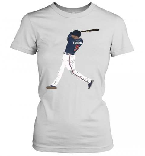 Freddie Freeman 5 Atlanta Braves Baseball Team Player T-Shirt Classic Women's T-shirt