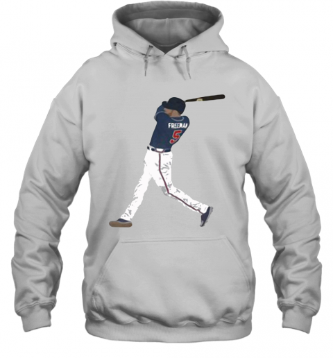 Freddie Freeman 5 Atlanta Braves Baseball Team Player T-Shirt Unisex Hoodie