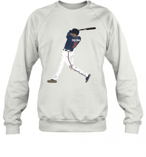 Freddie Freeman 5 Atlanta Braves Baseball Team Player T-Shirt Unisex Sweatshirt