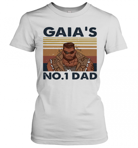 Gaia'S No 1 Dad Vintage Retro T-Shirt Classic Women's T-shirt