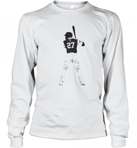 Giancarlo Stanton 27 New York Yankees Baseball Team T-Shirt Long Sleeved T-shirt 