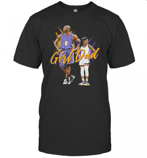 Girl Dad Kobe Gigi Bryant Basketball Legend Dad And Daughter Father'S Day T-Shirt