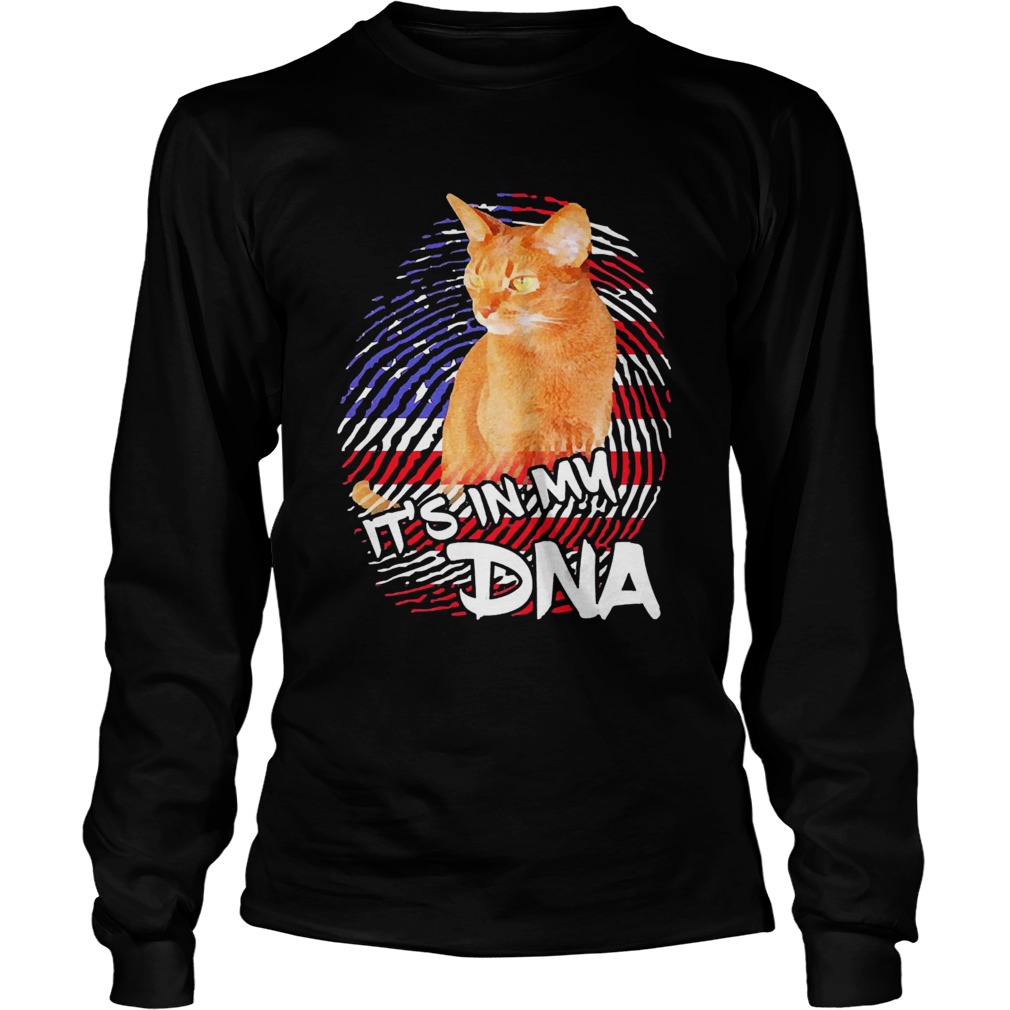 Good Cat Its In My DNA American Long Sleeve