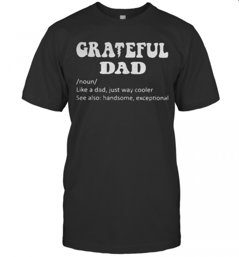 Grateful Noun Dad Like A Dad Just Way Cooler T-Shirt
