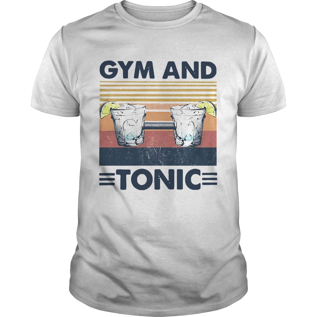 Gym And Tonic Fitness Drawstring Vintage shirt