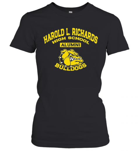 Harold L. Richards High School Alumni Bulldogs T-Shirt Classic Women's T-shirt