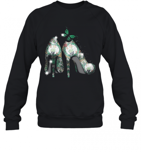 High Heels Butterfly Boston Celtics Diamond T-Shirt Unisex Sweatshirt