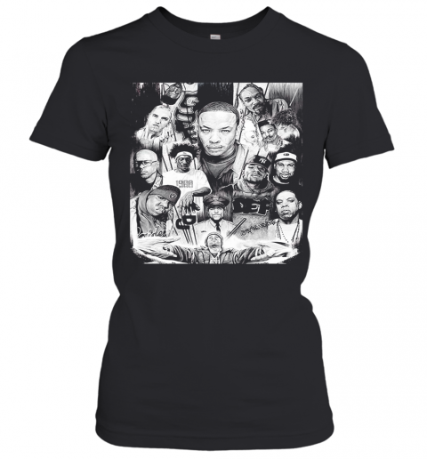 Hip Hop Royalty Rap Gods Eminem Dr Dre 2 Pac 50 Cent Snoop Dogg Ice Cube Nwa T-Shirt Classic Women's T-shirt