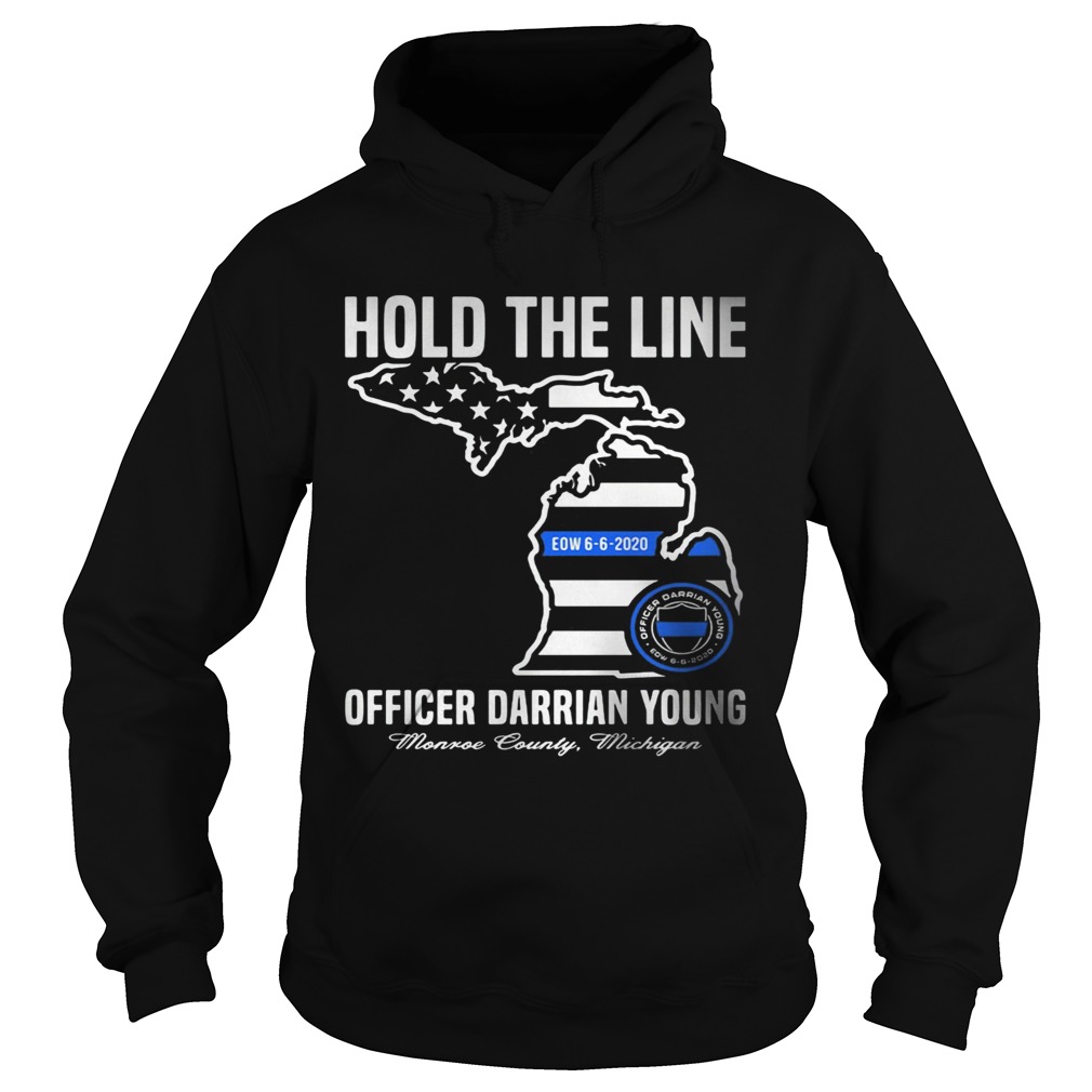 Hold the line officer darrian young Hoodie