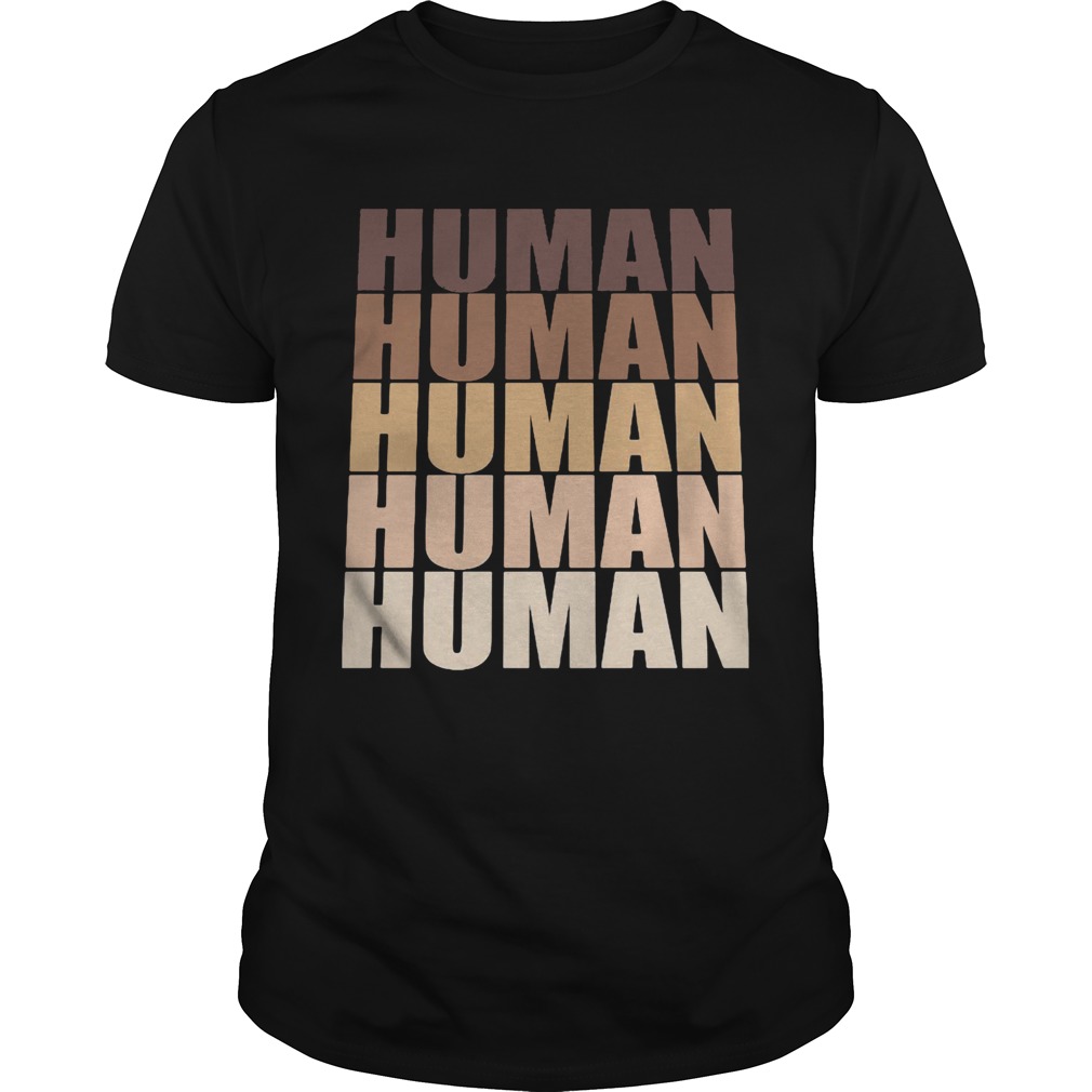 Human black lives matter shirt