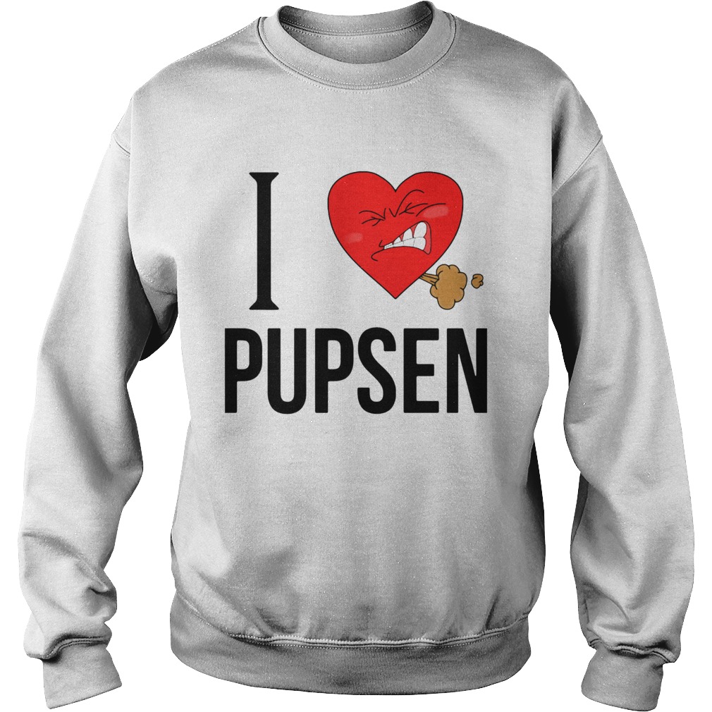 I Love Pusen Sweatshirt