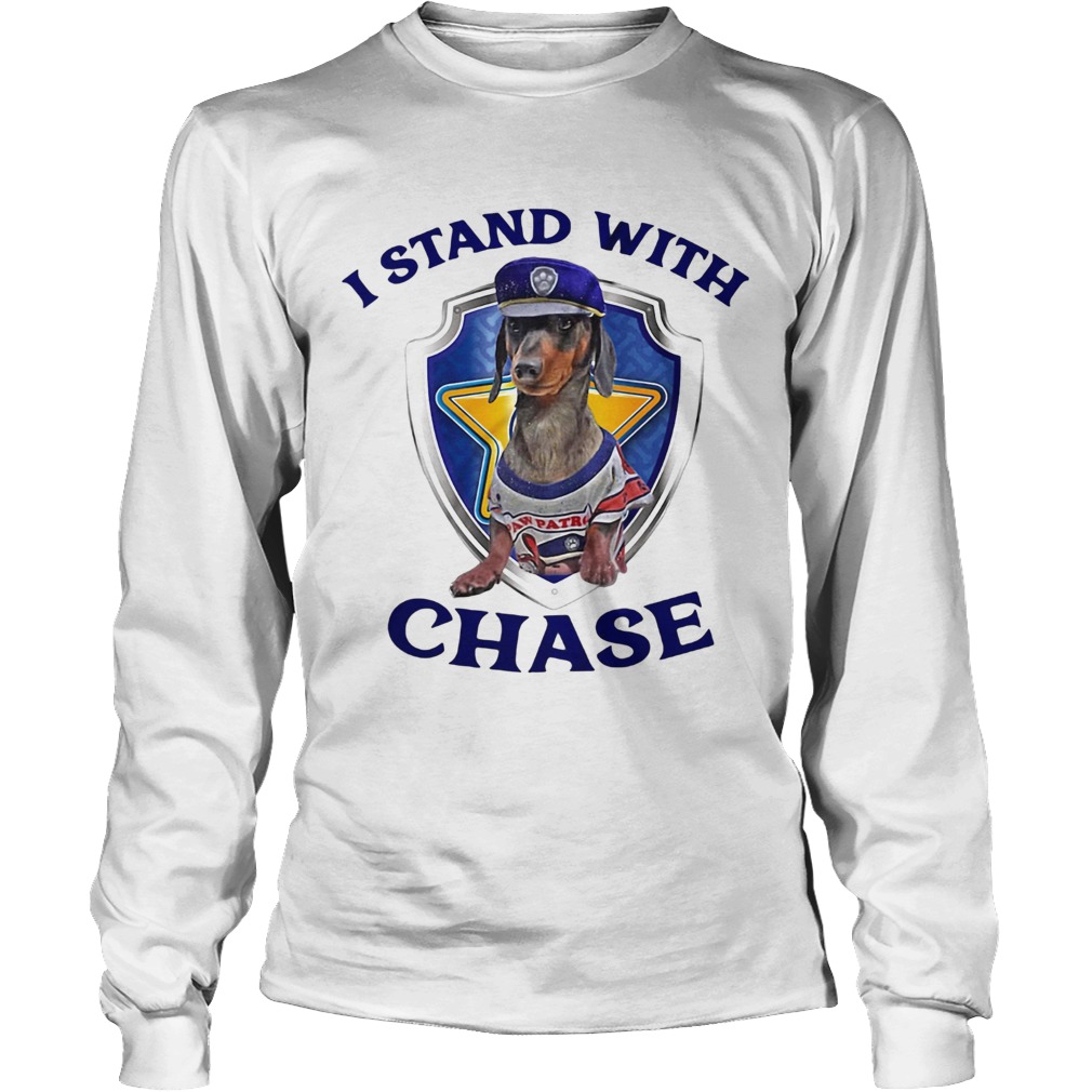 I stand with chase police Long Sleeve