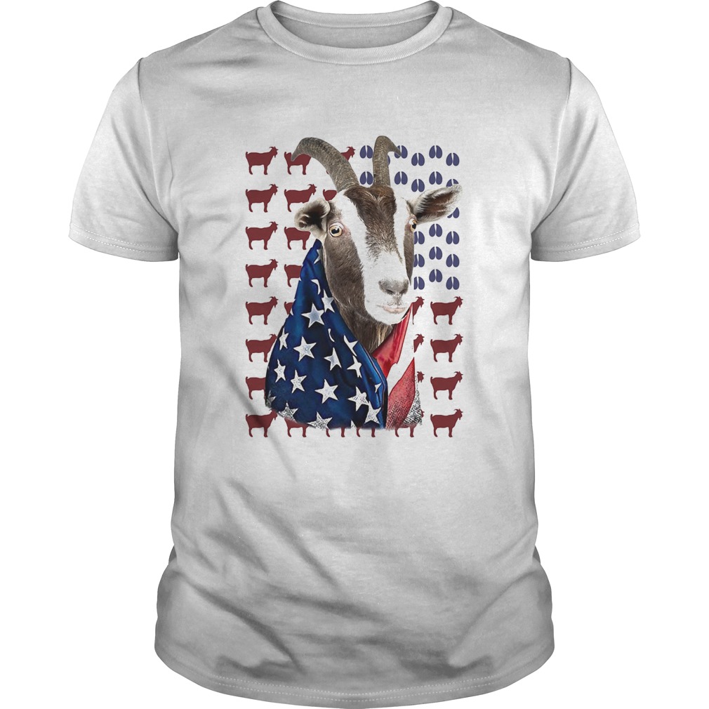 Independence Day Goat Flag shirt