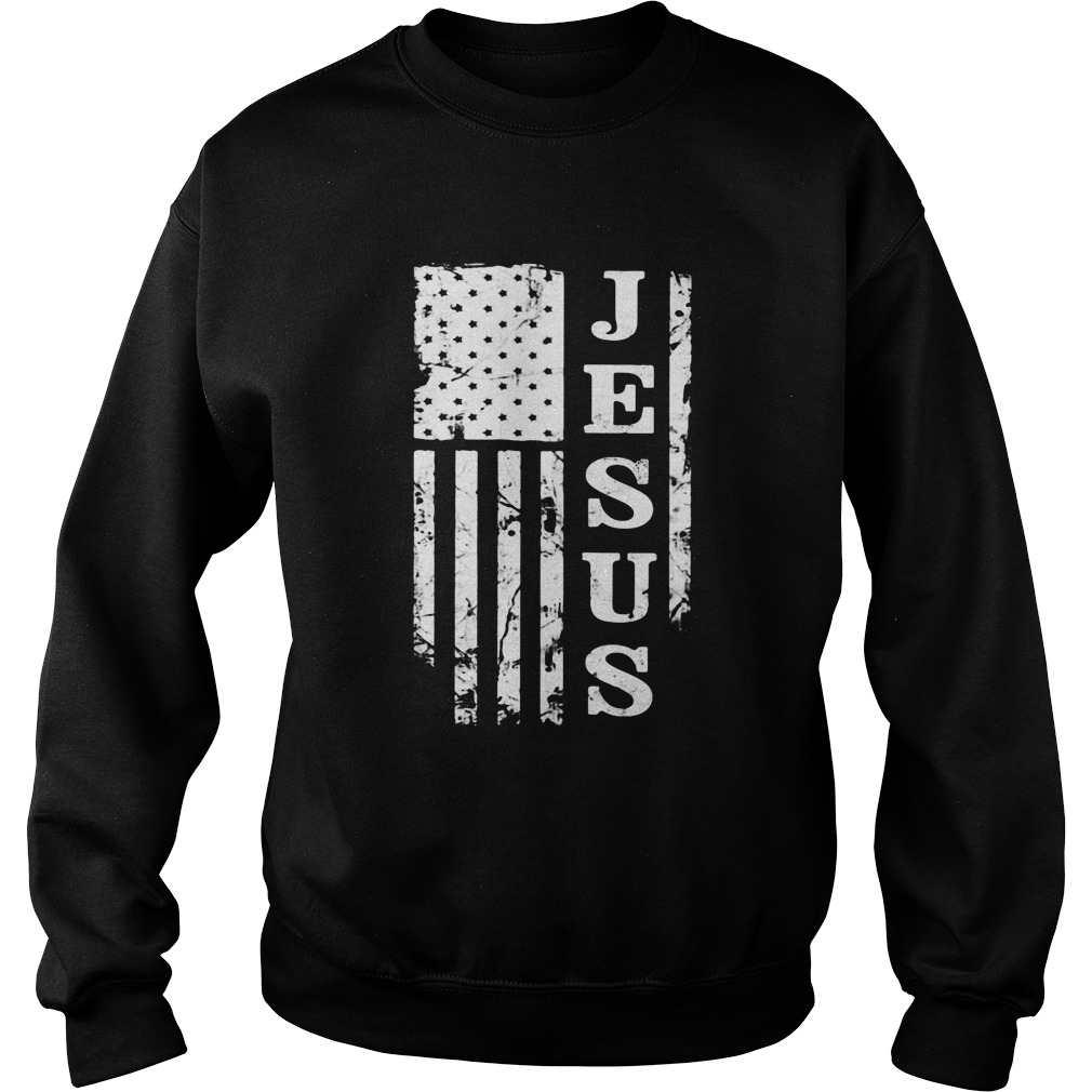 Independence Day jesus vintage Sweatshirt