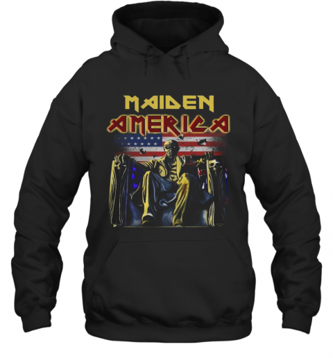 Iron Maiden American Flag Shirt T-Shirt Unisex Hoodie