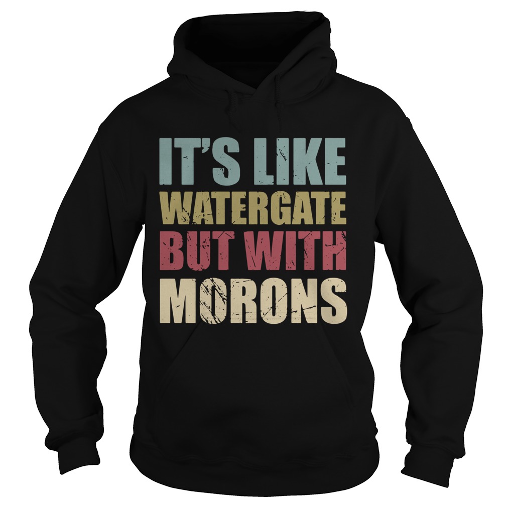 Its Like Watergate But With Morons Hoodie