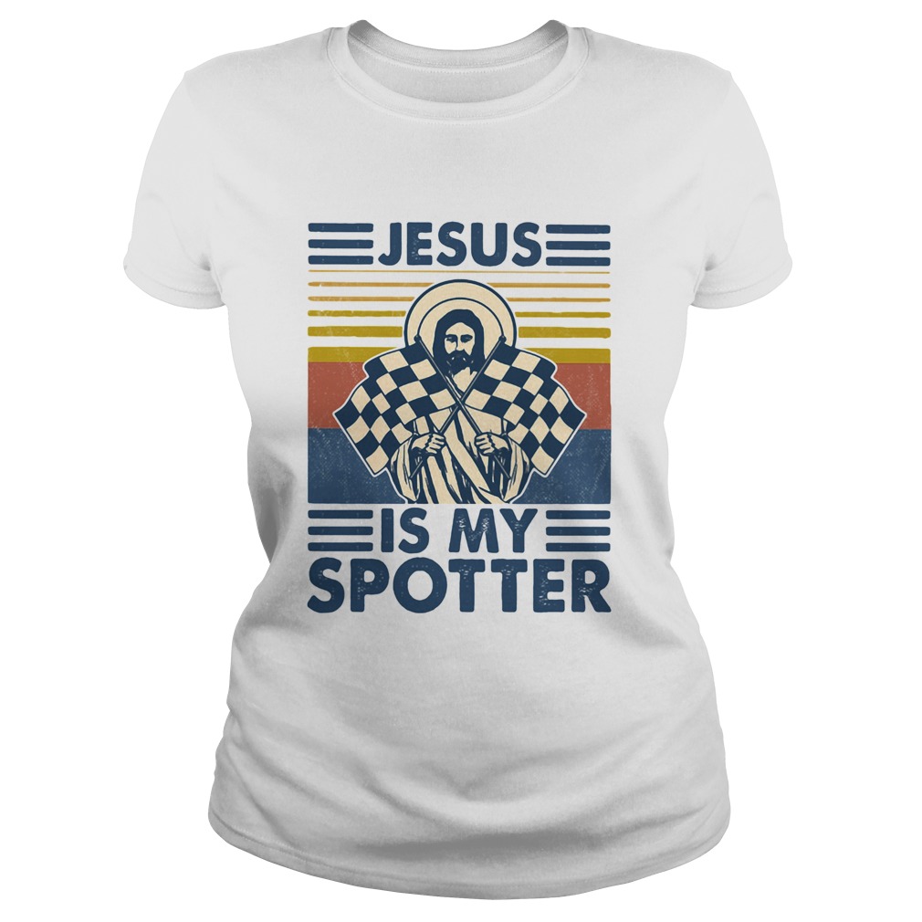Jesus is my spotter vintage retro Classic Ladies