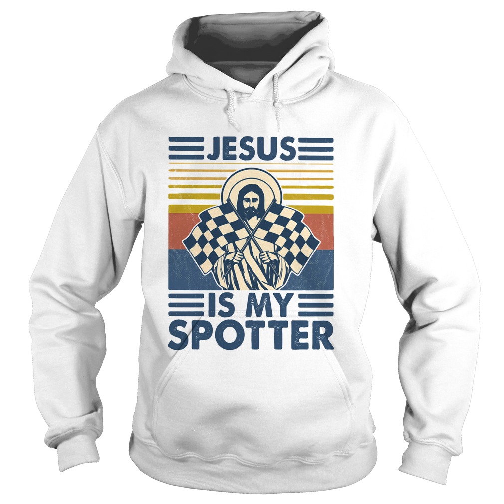 Jesus is my spotter vintage retro Hoodie