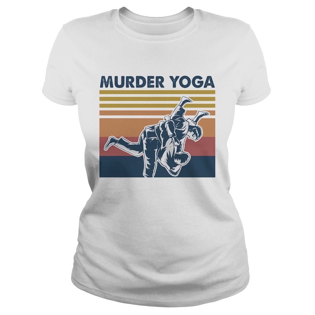 Jiu jitsu murder yoga vintage Classic Ladies