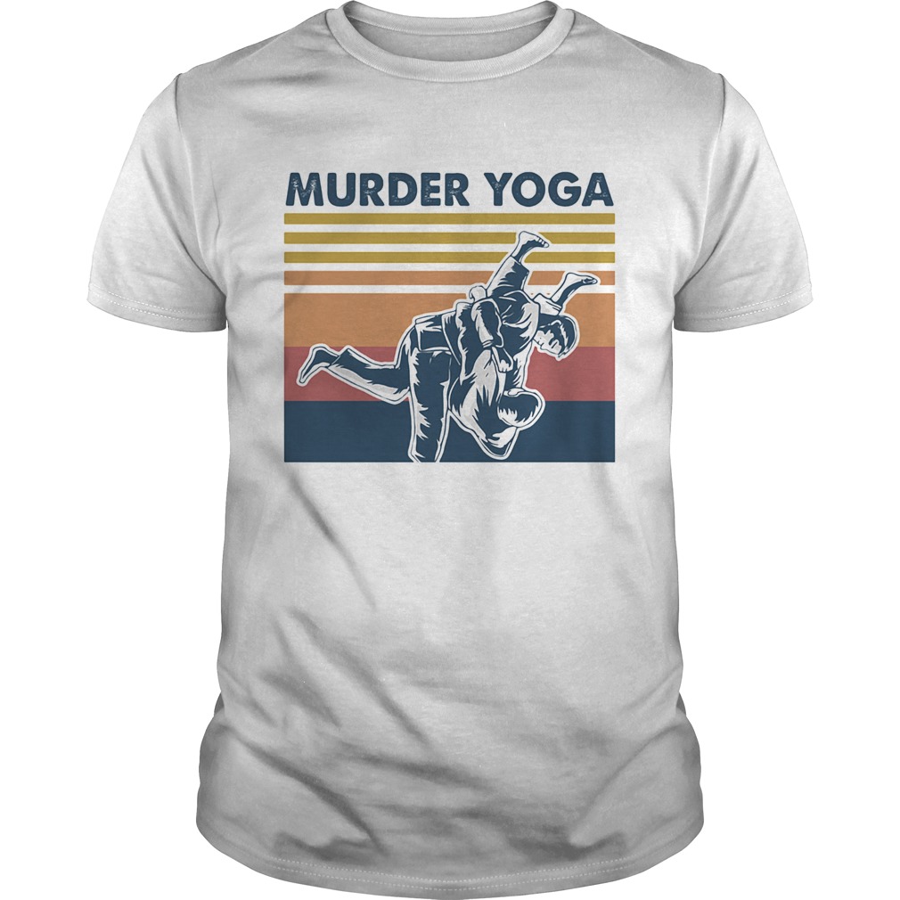 Jiu jitsu murder yoga vintage shirt