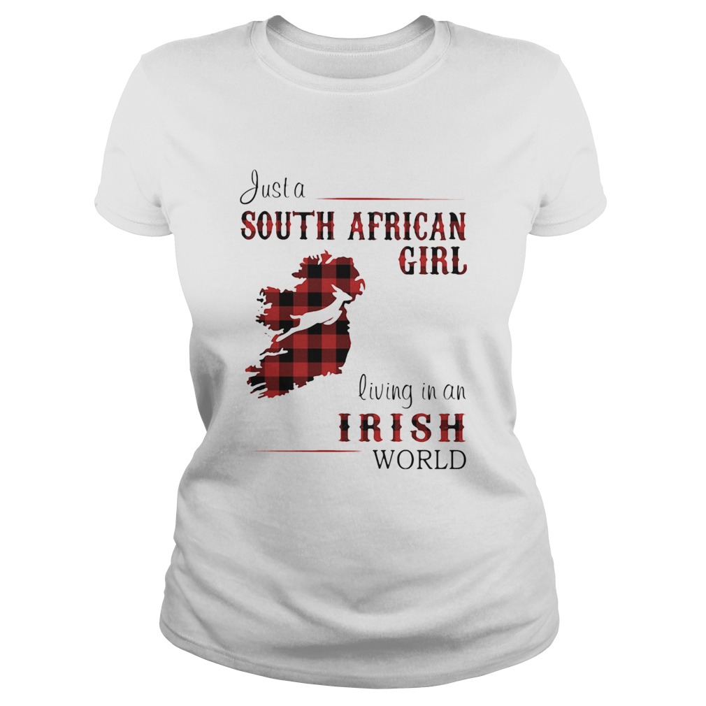 Just A South African Girl Living In An Irish World Map Classic Ladies