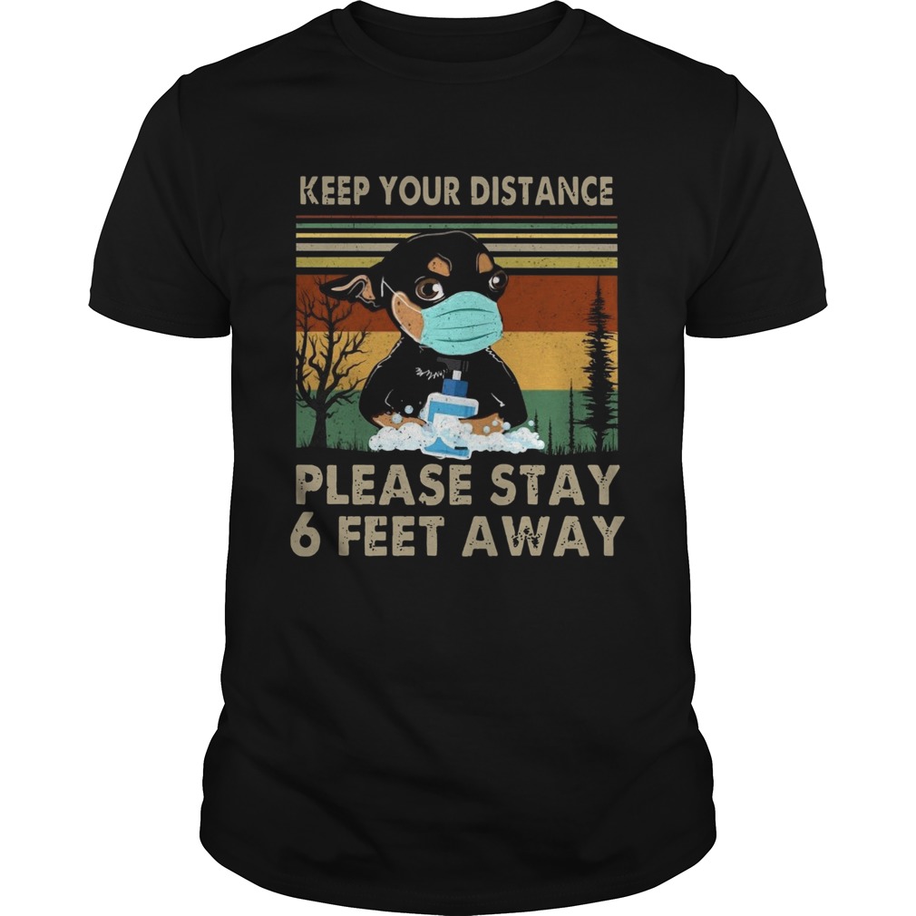 Keep Your Distance Chihuahua Vintage shirt