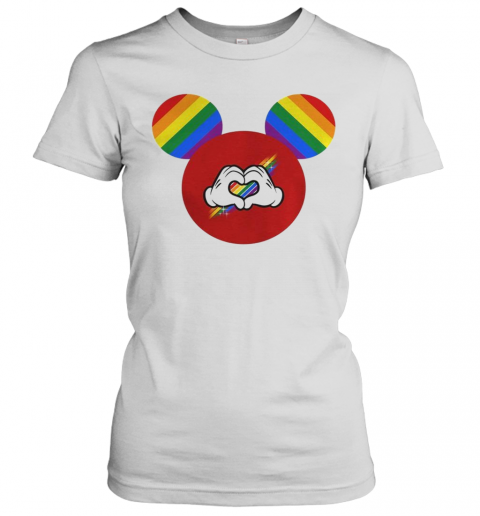 Lgbt Pride Mickey Ears T-Shirt Classic Women's T-shirt