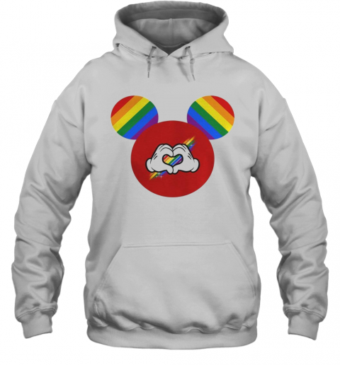 Lgbt Pride Mickey Ears T-Shirt Unisex Hoodie