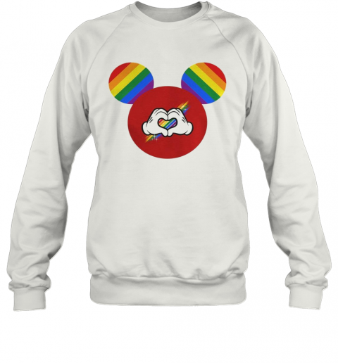 Lgbt Pride Mickey Ears T-Shirt Unisex Sweatshirt
