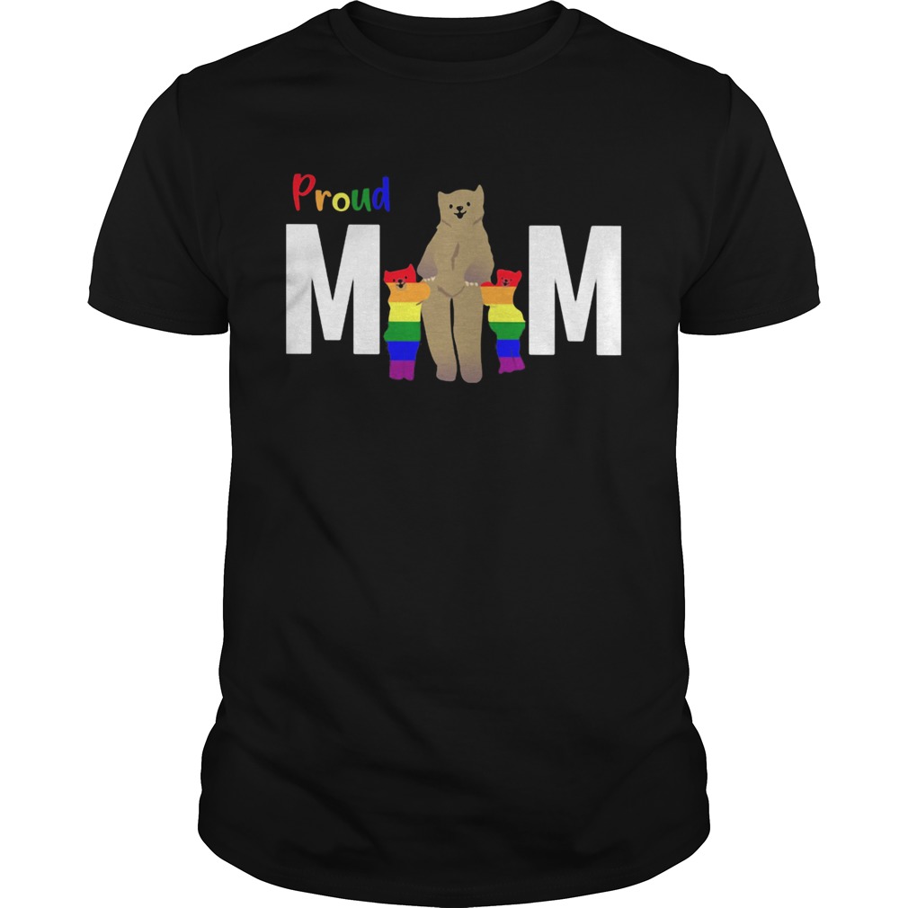 Lgbt bears proud mom shirt