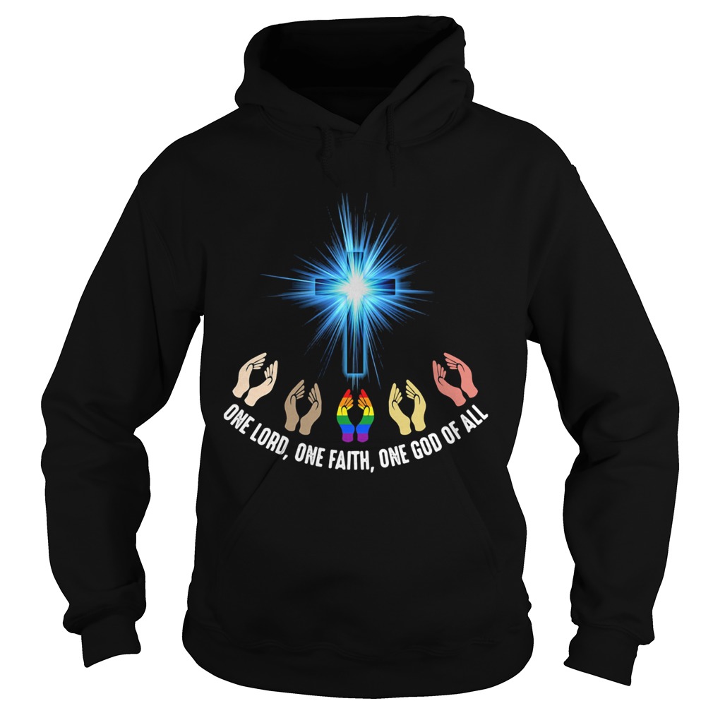 Lgbt jesus one lord one faith one god of all juneteenth Hoodie