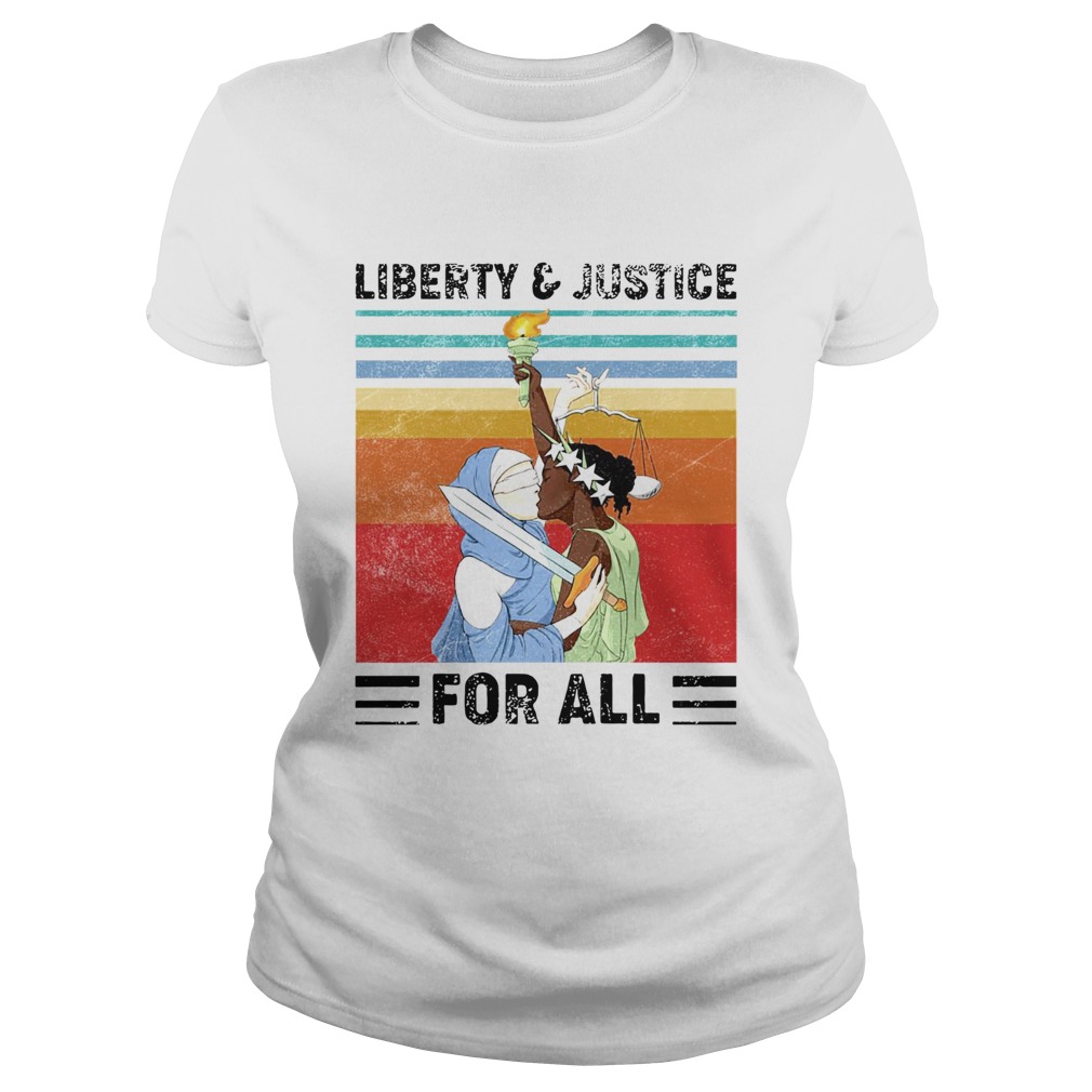 Liberty and Justice for All Vintage Classic Ladies