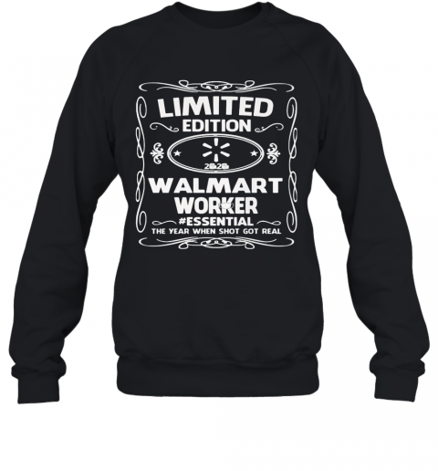 Limited Edition Walmart Worker Essential The Year When Shit Got Real Mask T-Shirt Unisex Sweatshirt