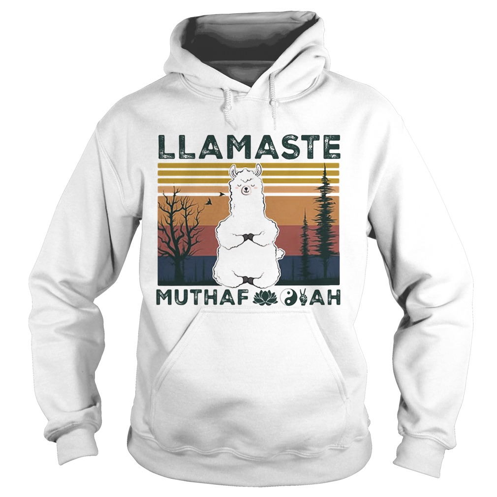 Llamaste muthafuckah vintage retro Hoodie