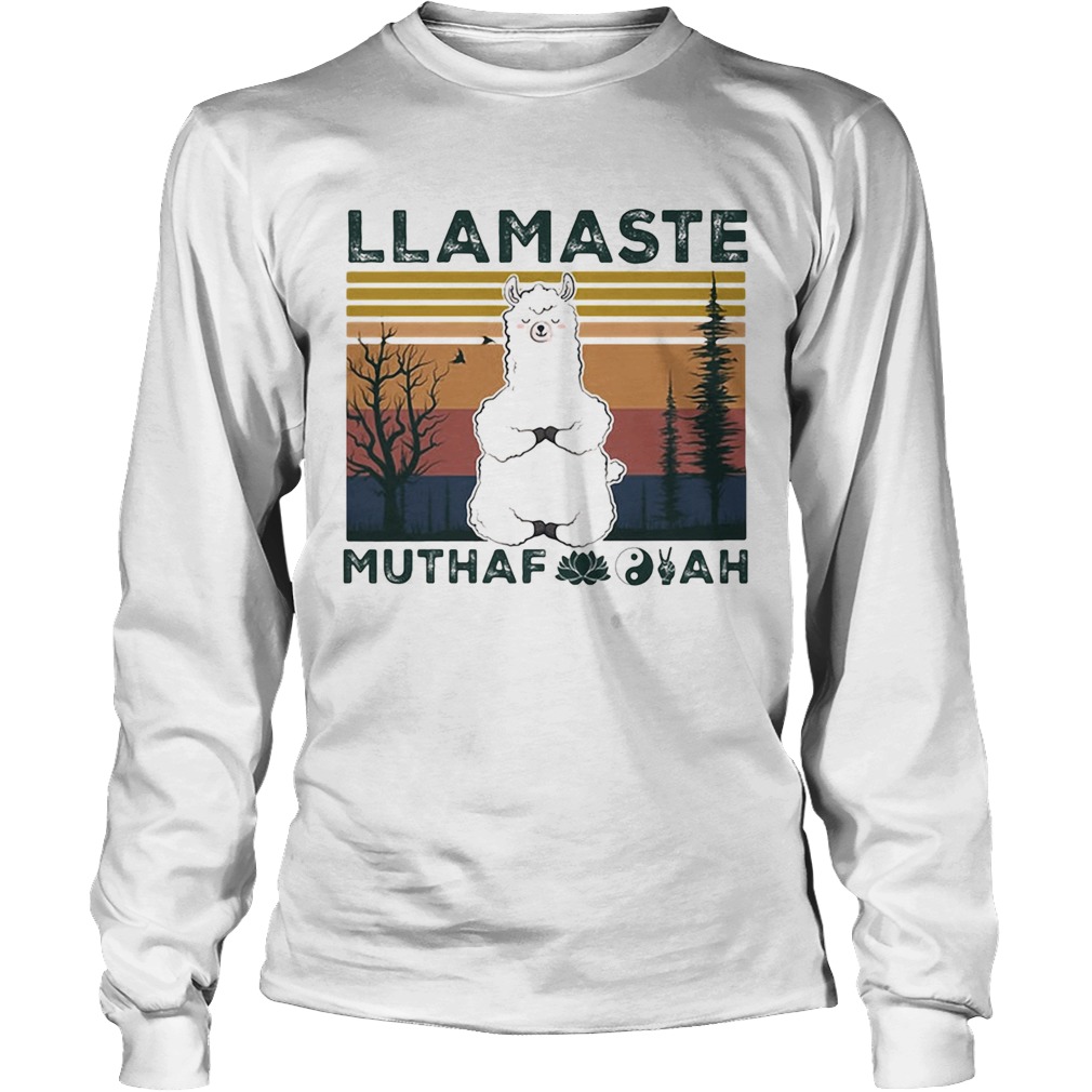 Llamaste muthafuckah vintage retro Long Sleeve